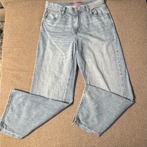 Lucky Brand Denim Straight Leg Jeans - Light Blue